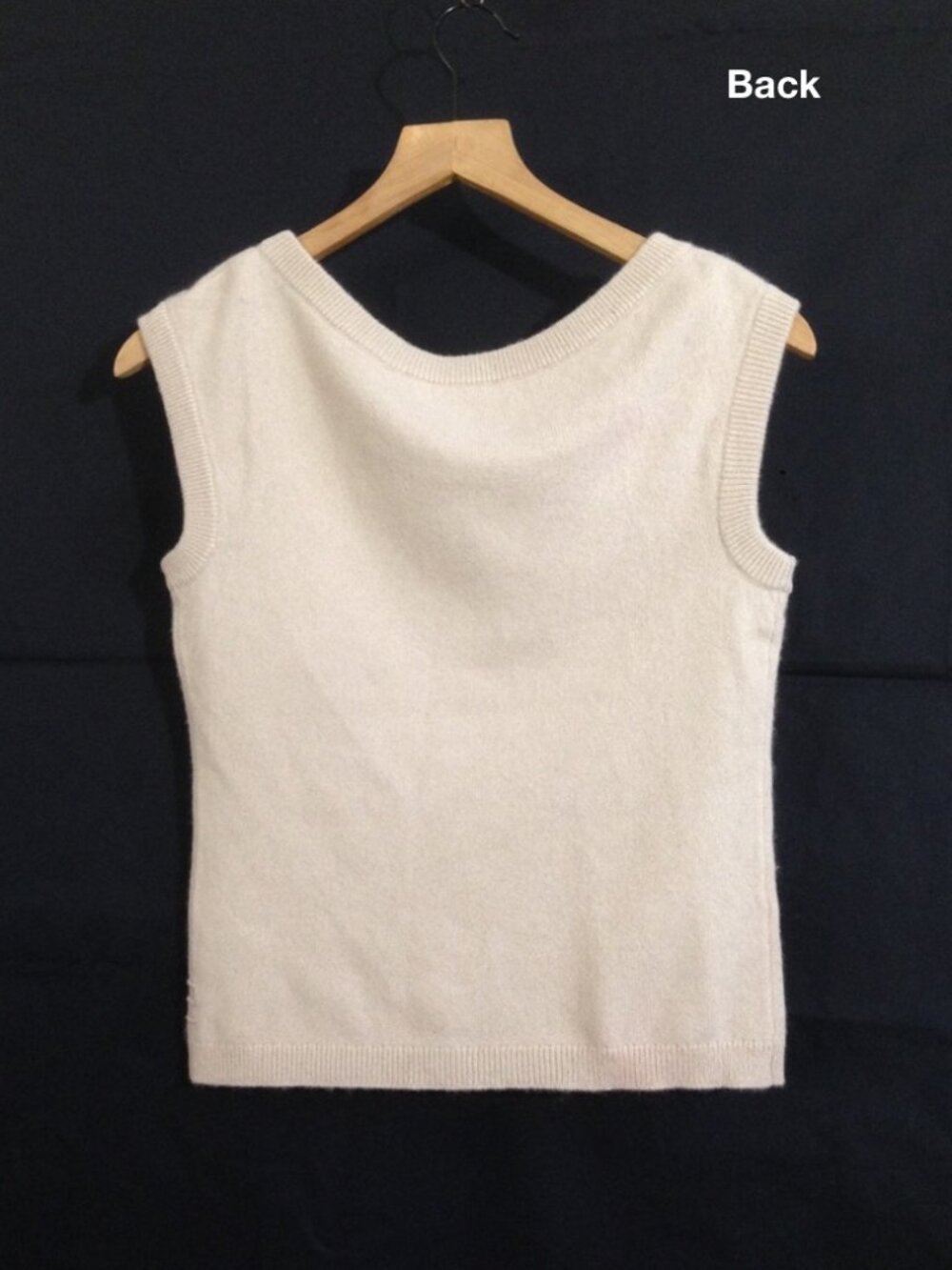White & Warren Cashmere Off Shoulder Top Sample - Small - NWT - Picture 3 of 6